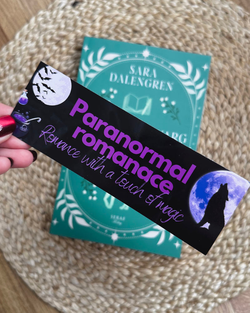 Pappersbokmärke - Paranormal romance | Romance with a touch of magic