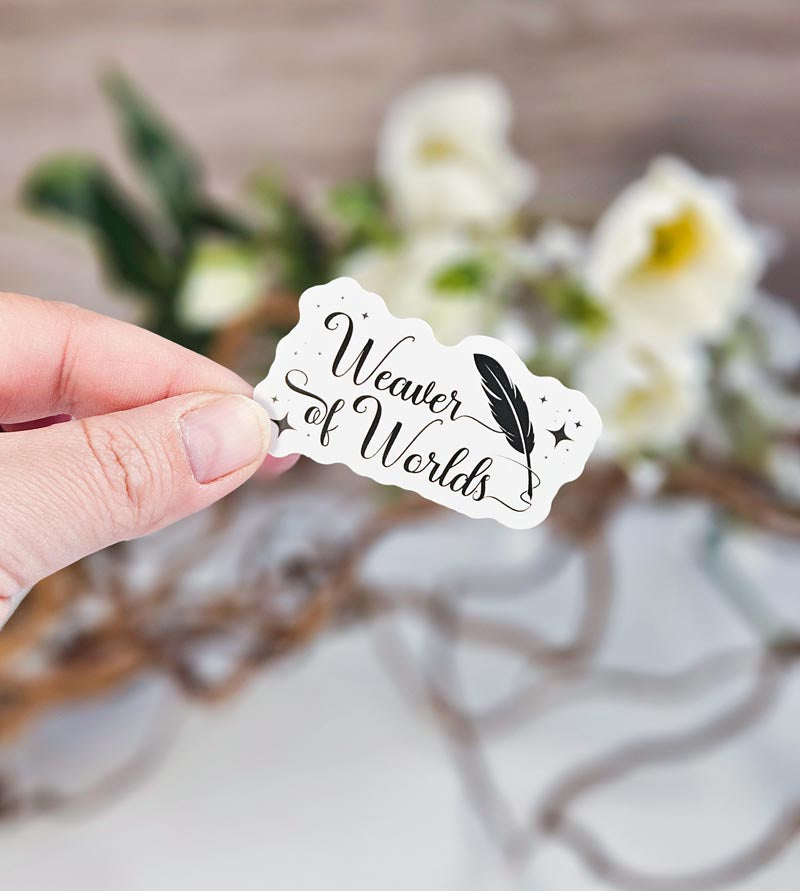 Vinyl sticker - Weaver of Worlds