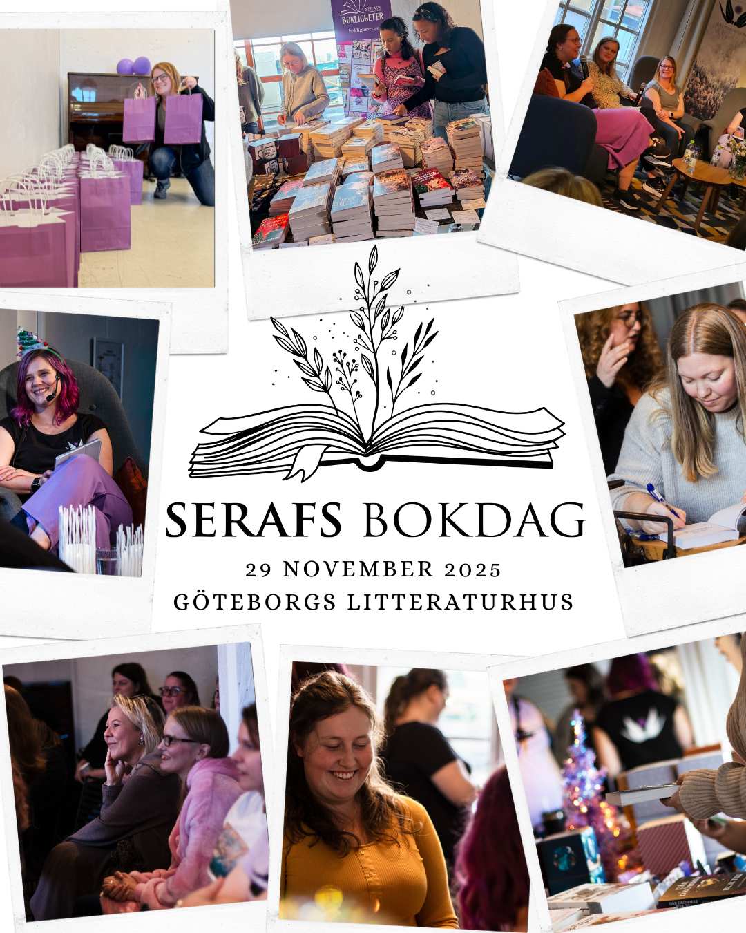 Biljett - Serafs bokdag 29 nov 2025