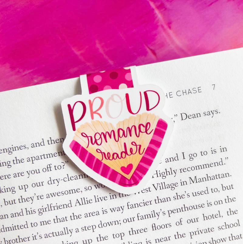 Magnetiskt bokmärke - Proud Romance Reader