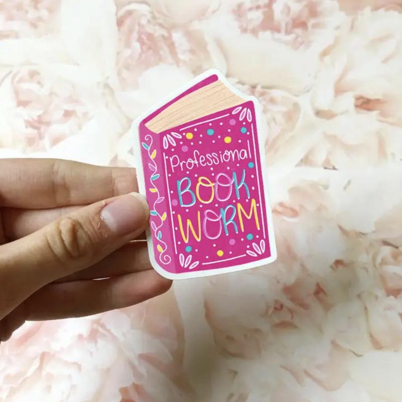 Vinyl sticker - Professional bookworm