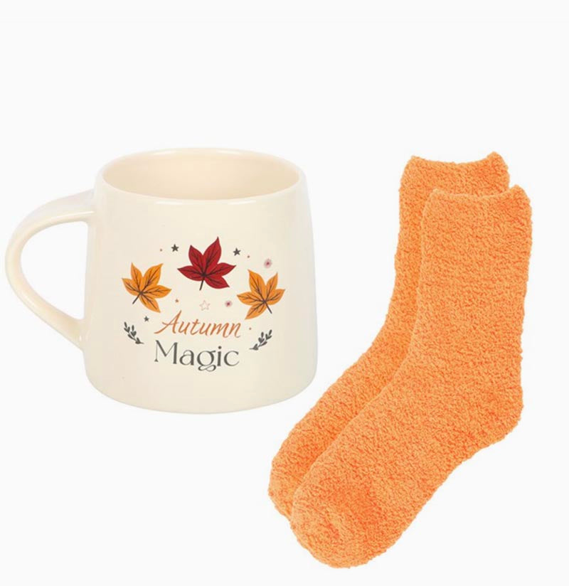Mugg med sockar - Autumn magic