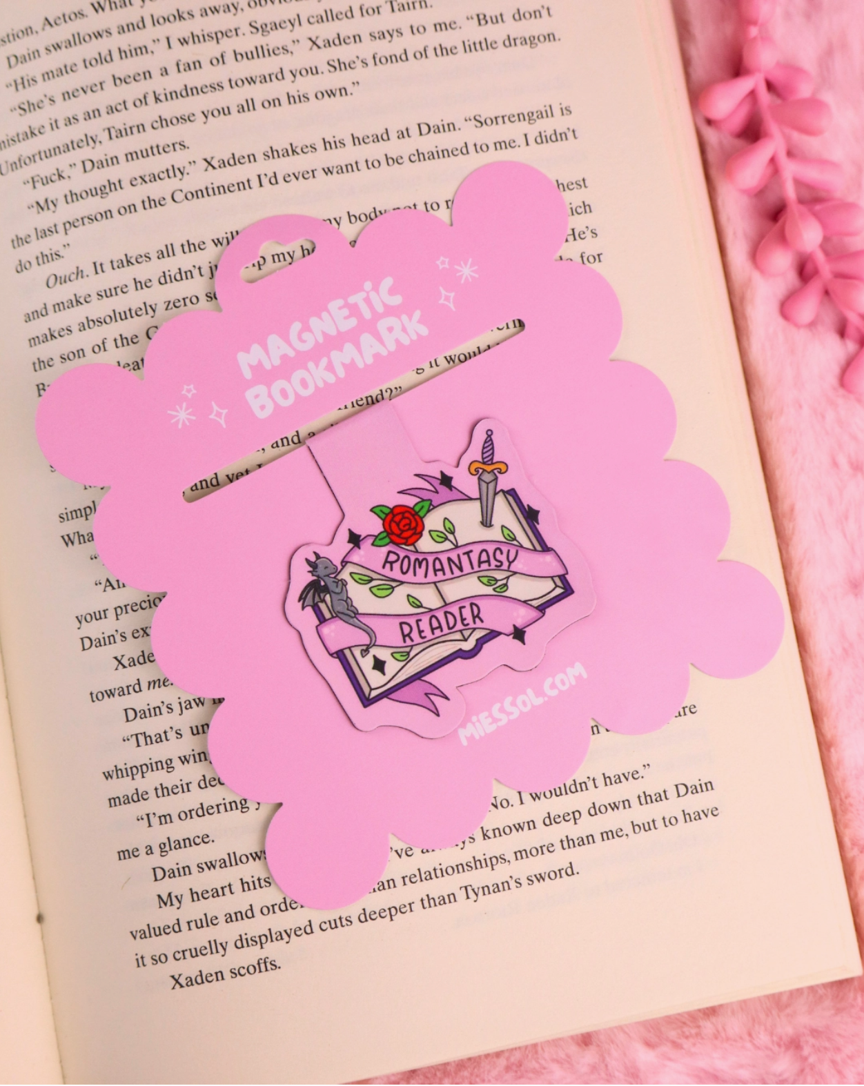 Magnetiskt bokmärke - Romantasy reader
