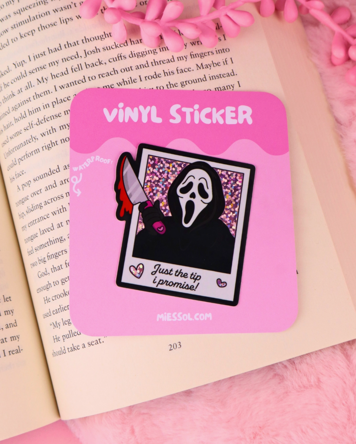 Vinyl sticker - Just the tip, I promise