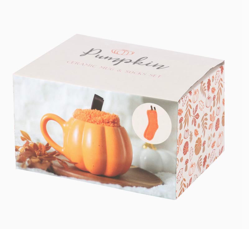 Mugg med sockar - Pumpa