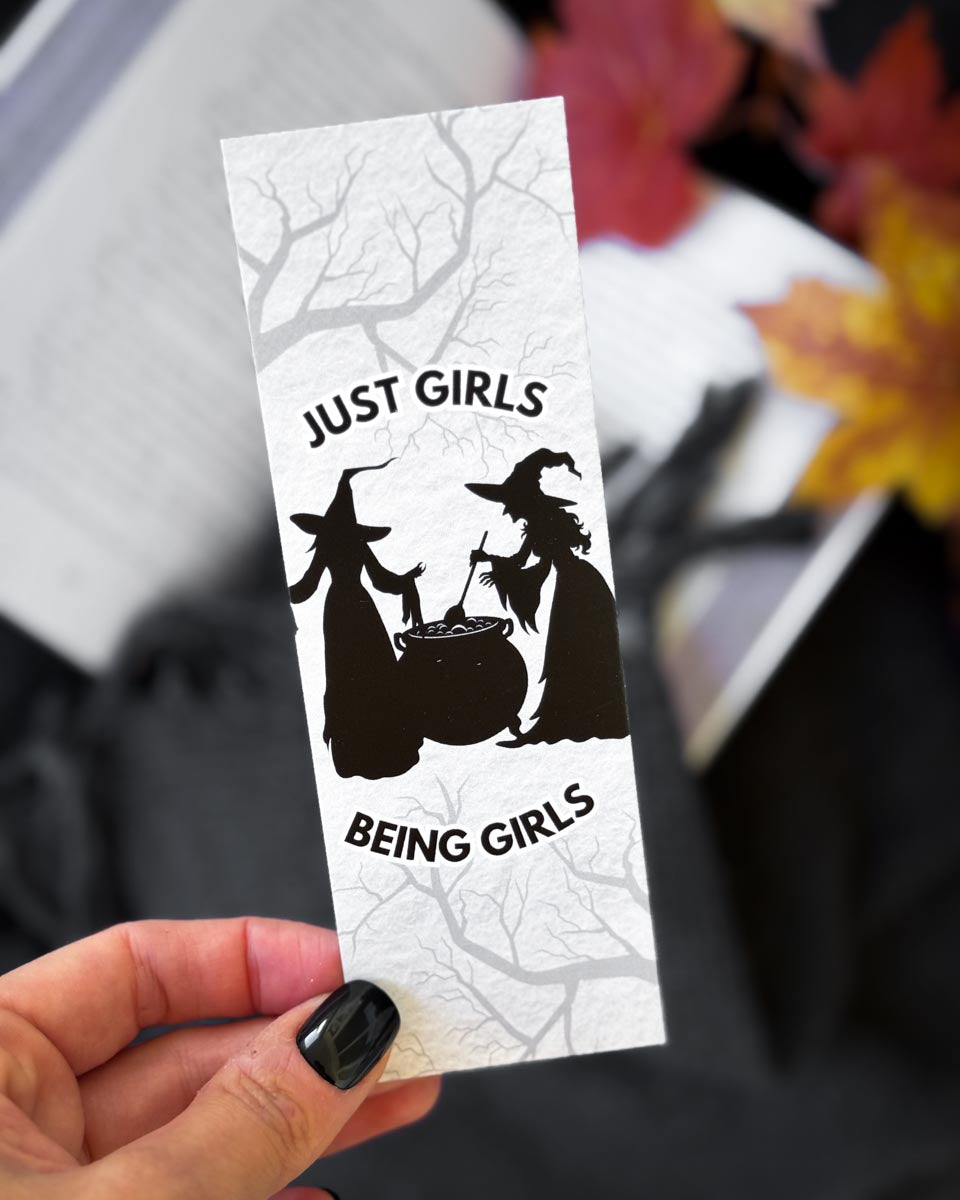 Pappersbokmärke - Just girls being girls