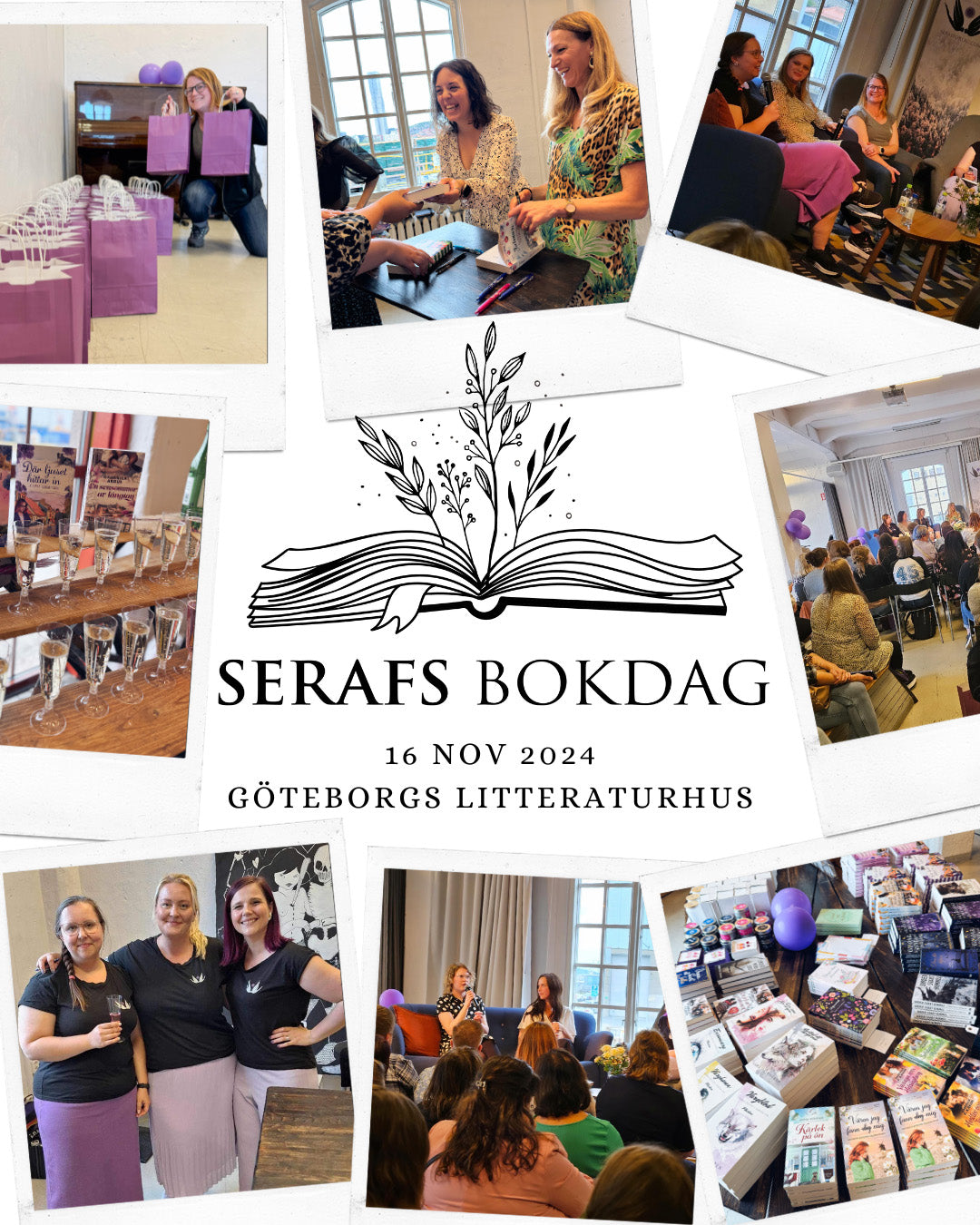 Biljett - Serafs bokdag 16 november