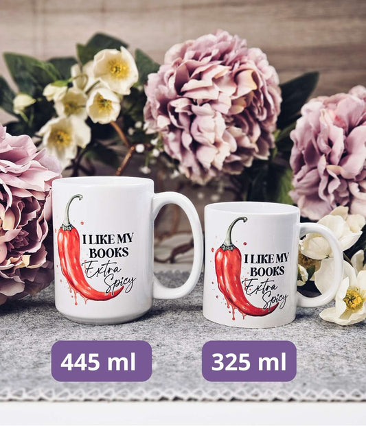 Mugg - I Like My Books Extra Spicy Mug