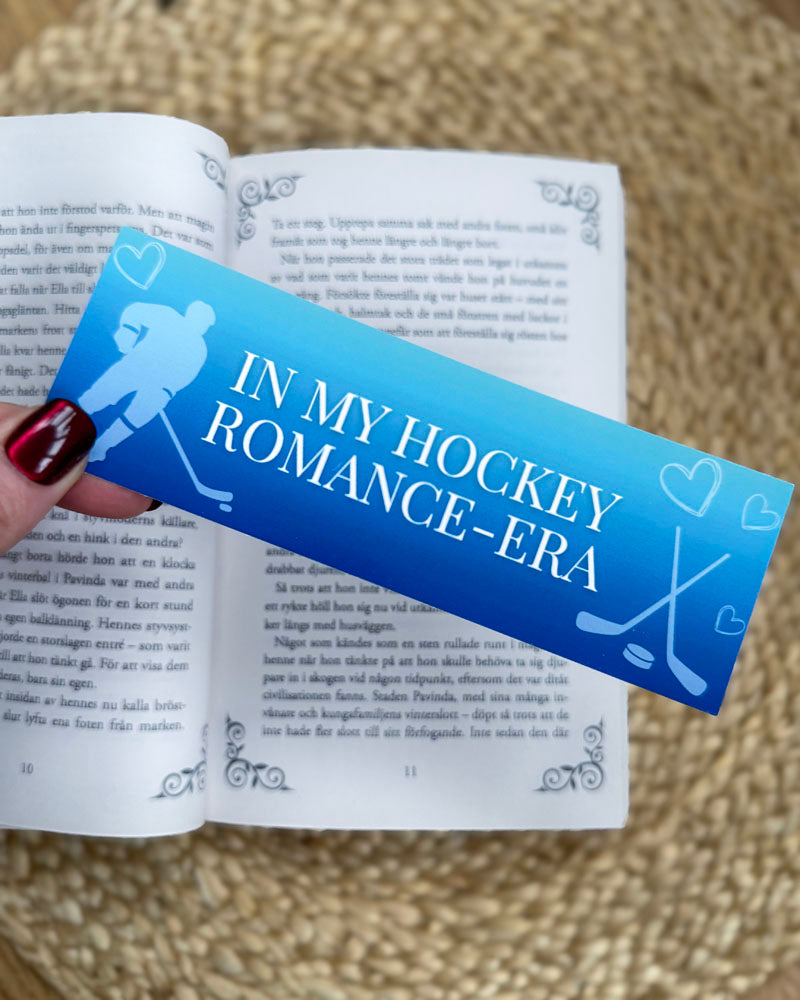 Pappersbokmärke - In my hockey romance-era
