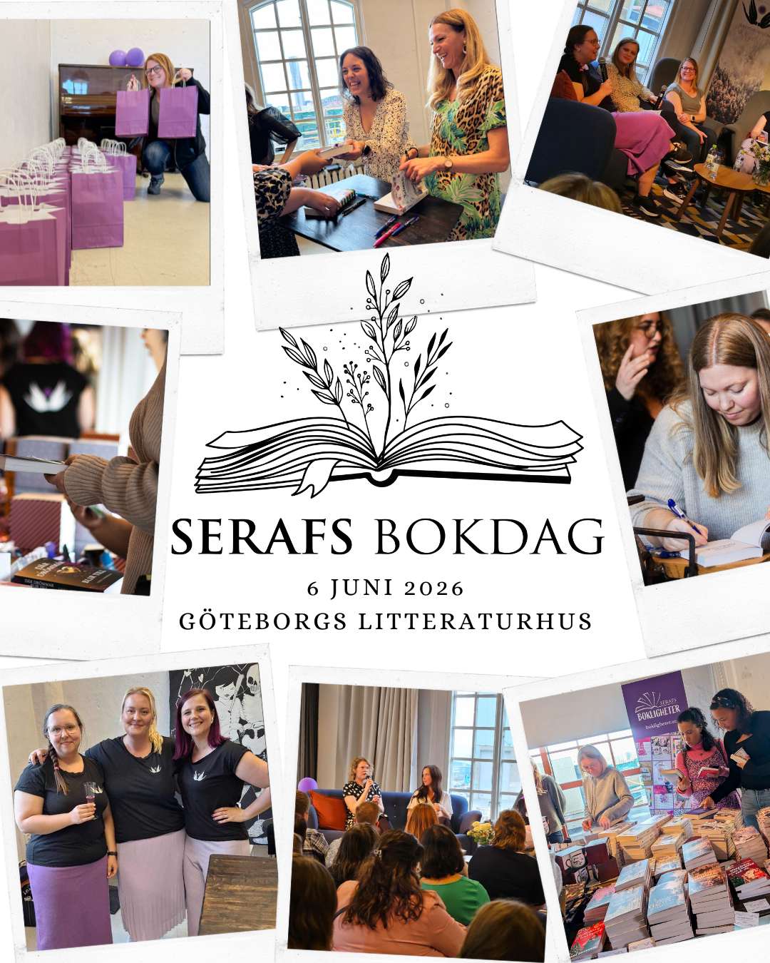 Biljett - Serafs bokdag 6 juni 2026