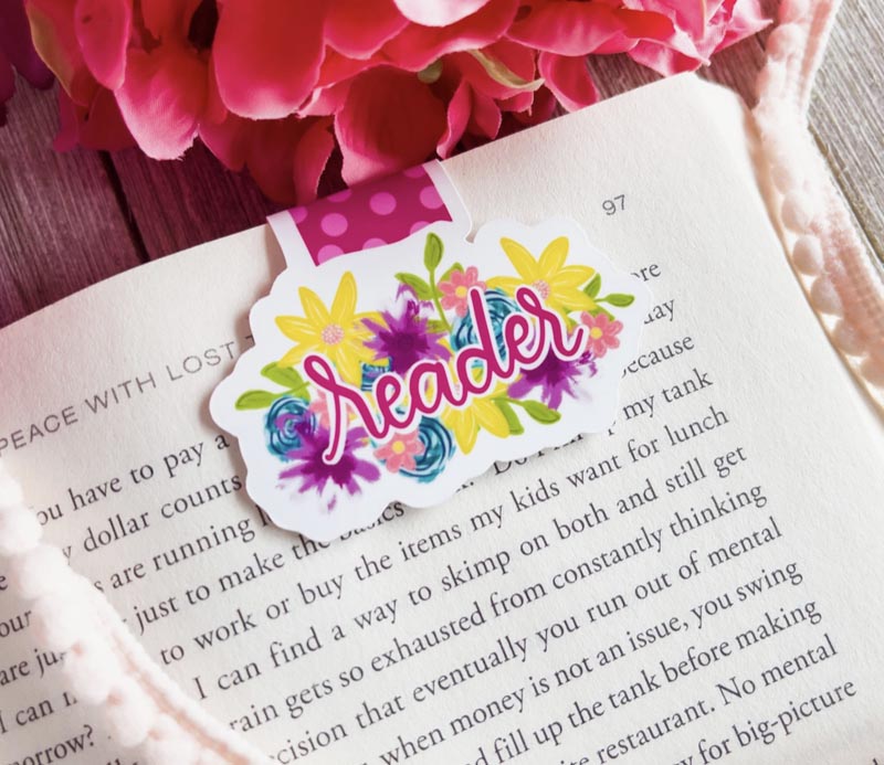 Magnetiskt bokmärke - Reader Floral