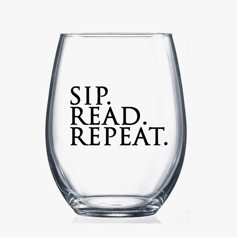 Glas - Sip. Read. Repeat.