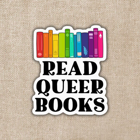 Vinyl sticker - Read Queer Books