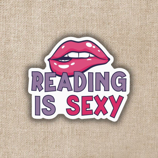 Vinyl sticker - Reading is sexy