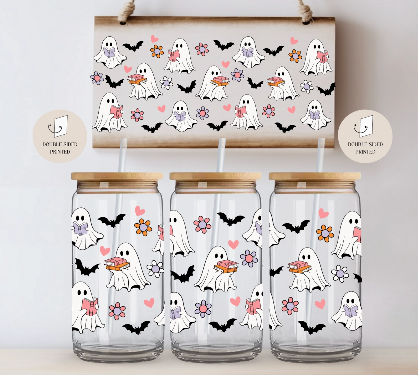 Glas - Spöken med bok