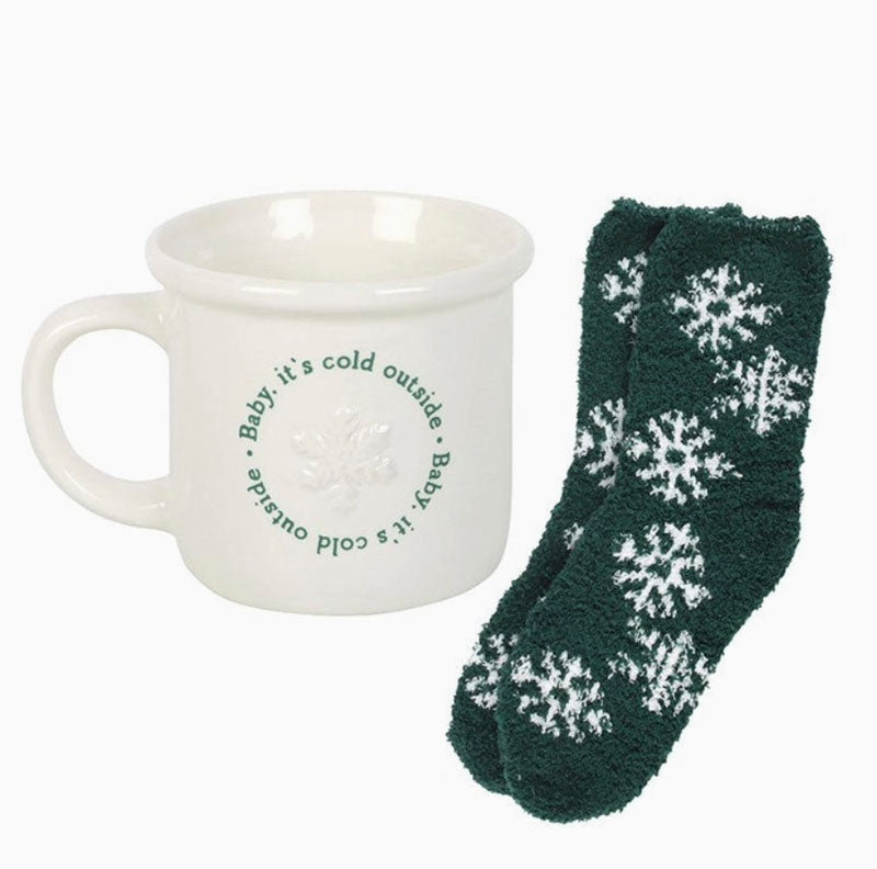Mugg med sockar - Baby it's cold outside