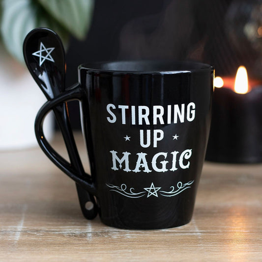 Mugg med sked - Stirring up magic