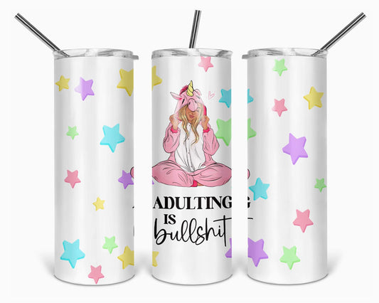 Smal tumbler - Adulting is bullshit