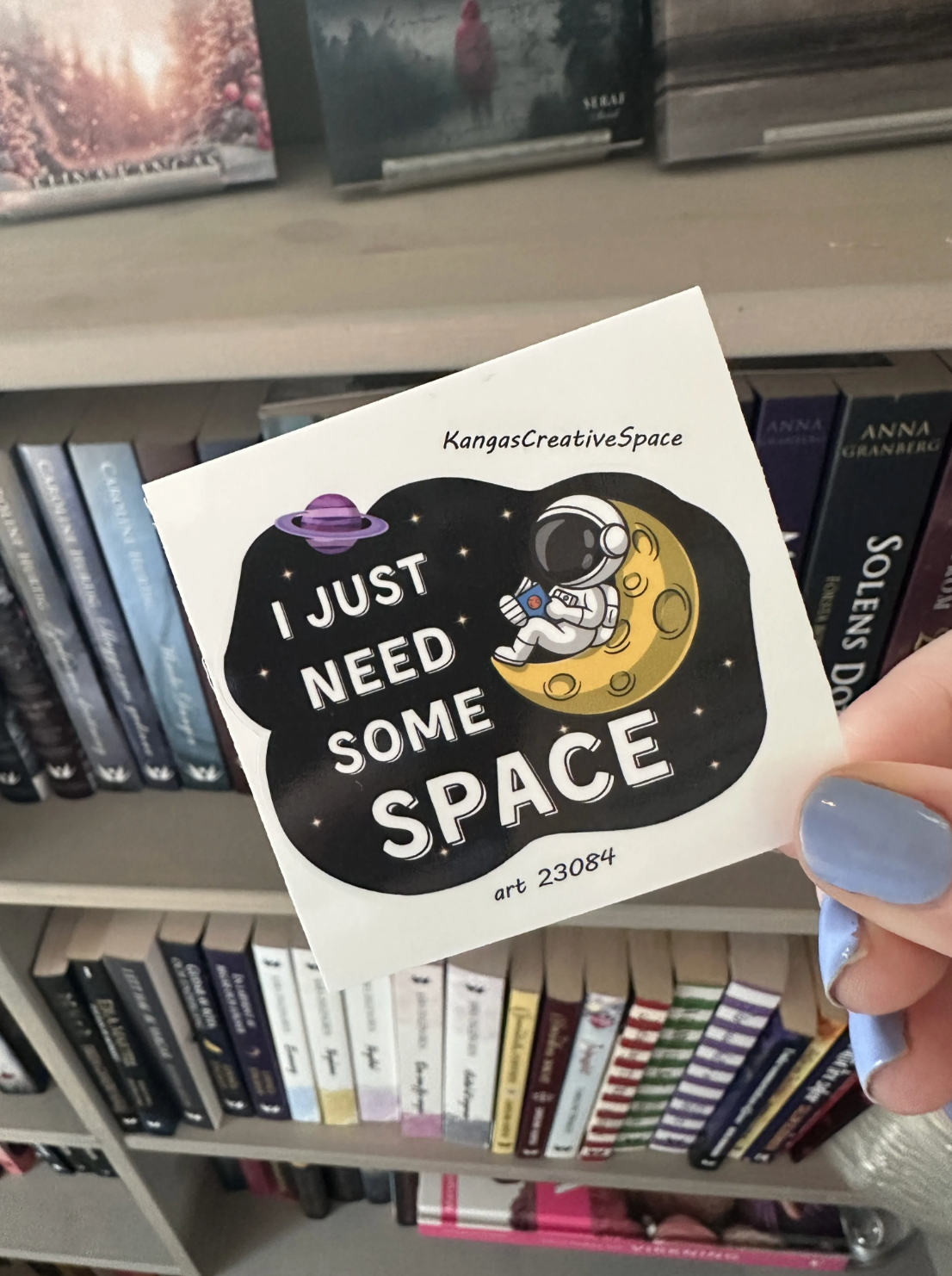 Vinyl sticker - I just need some space