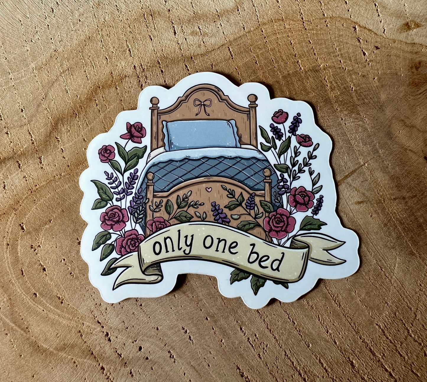 Vinyl sticker - Only one bed