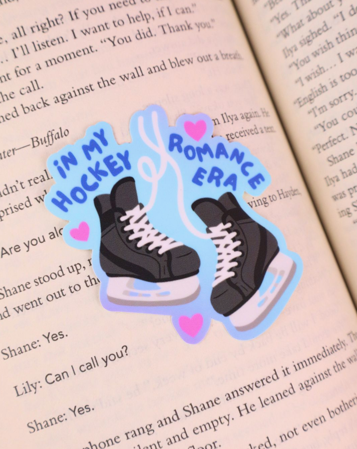 Vinyl sticker - In my hockey romance era