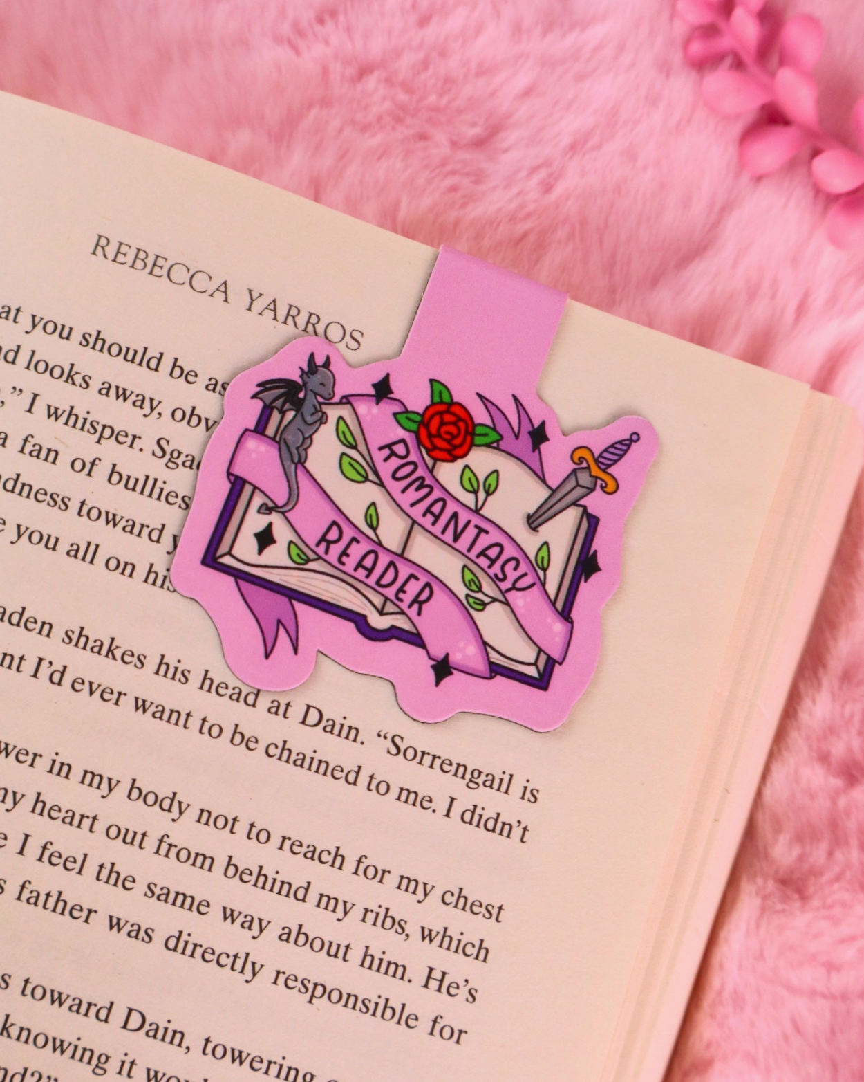 Magnetiskt bokmärke - Romantasy reader