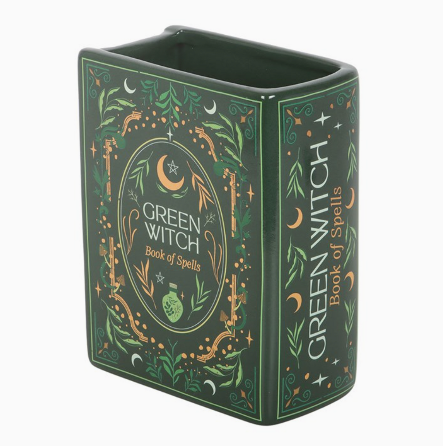 Bokformad vas | Green witch