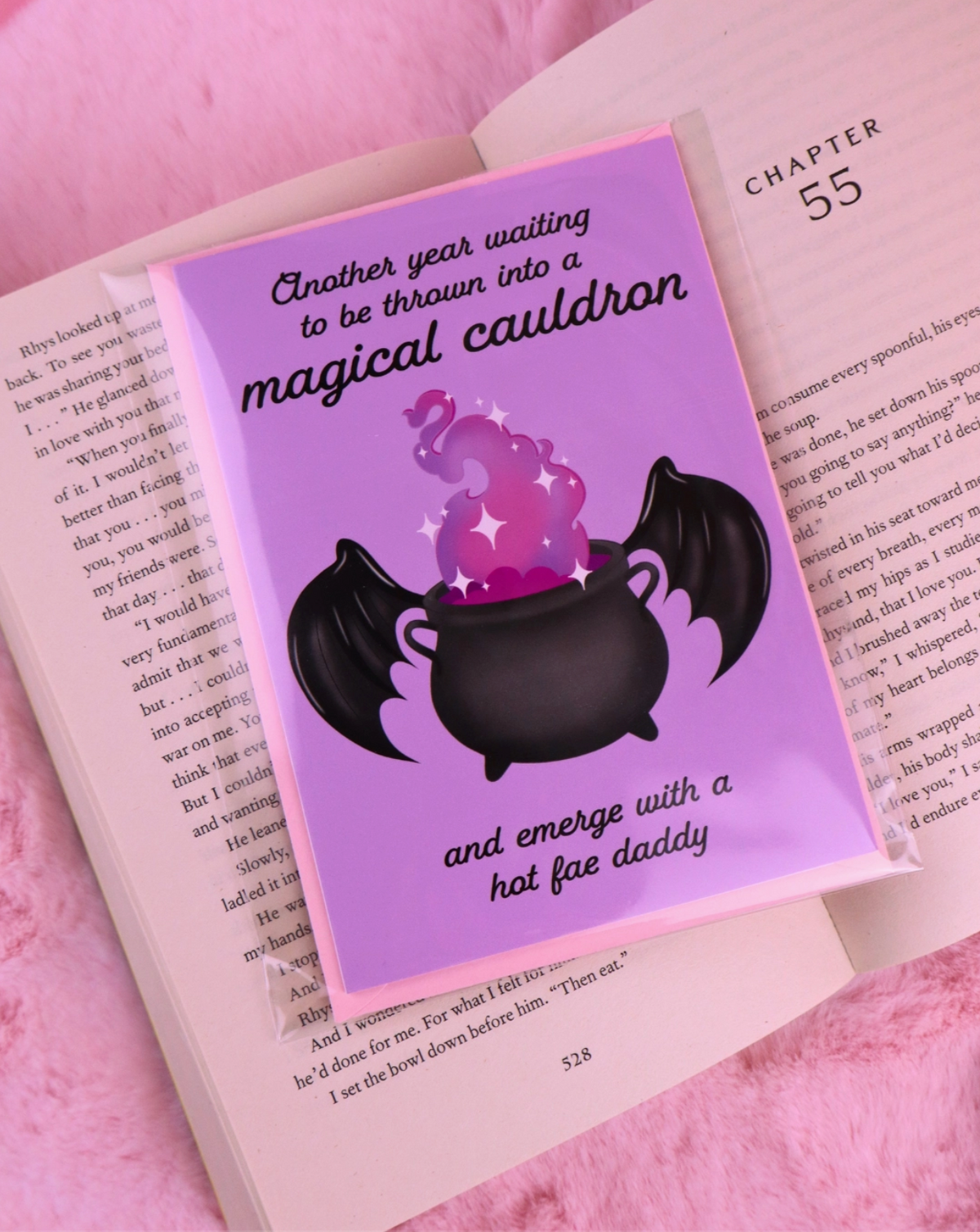 Vykort - Magical cauldron