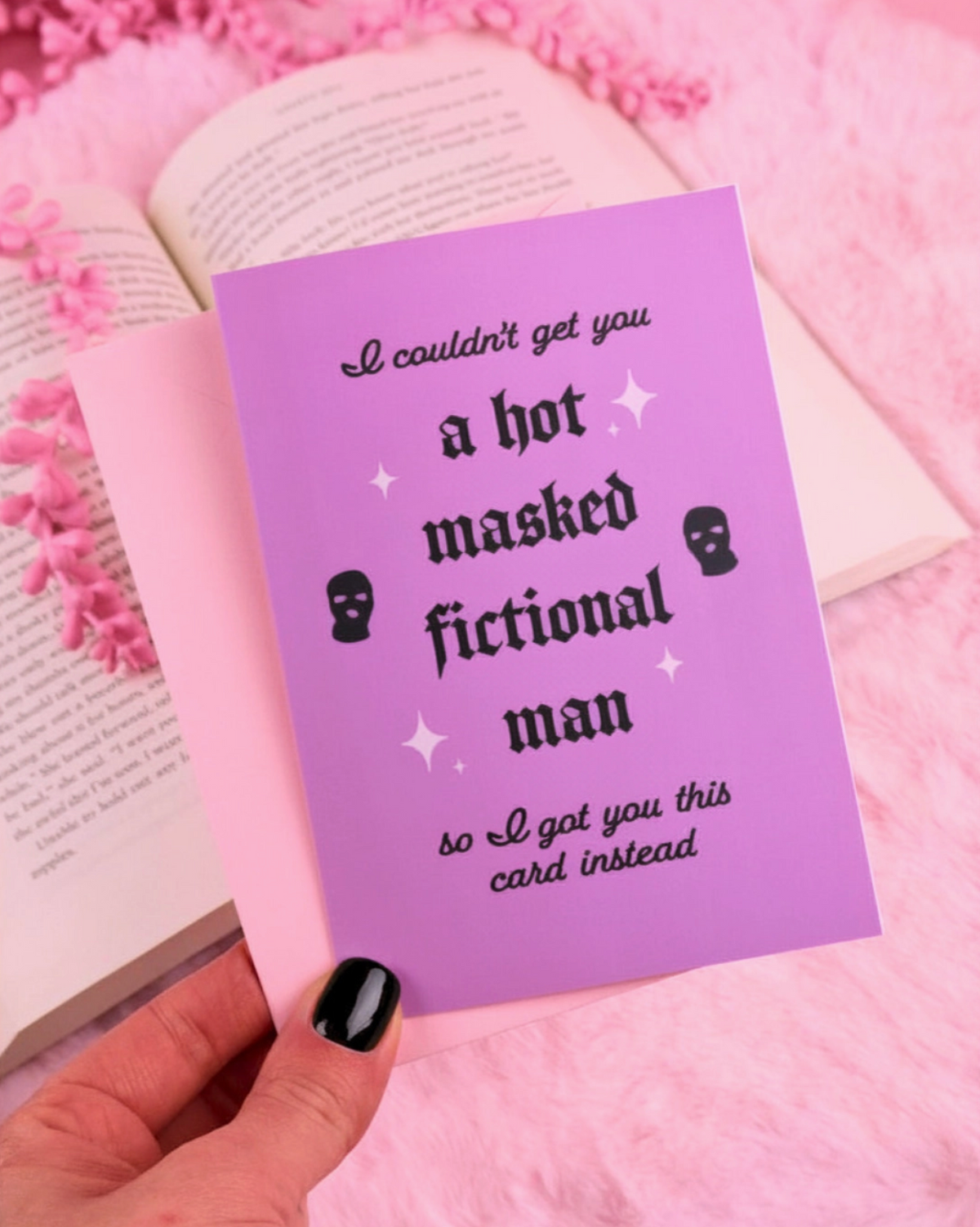 Vykort - A hot masked fictional man