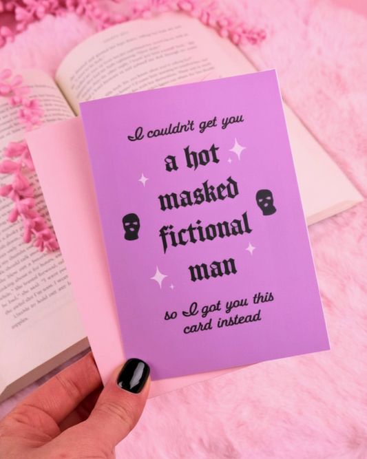 Vykort - A hot masked fictional man