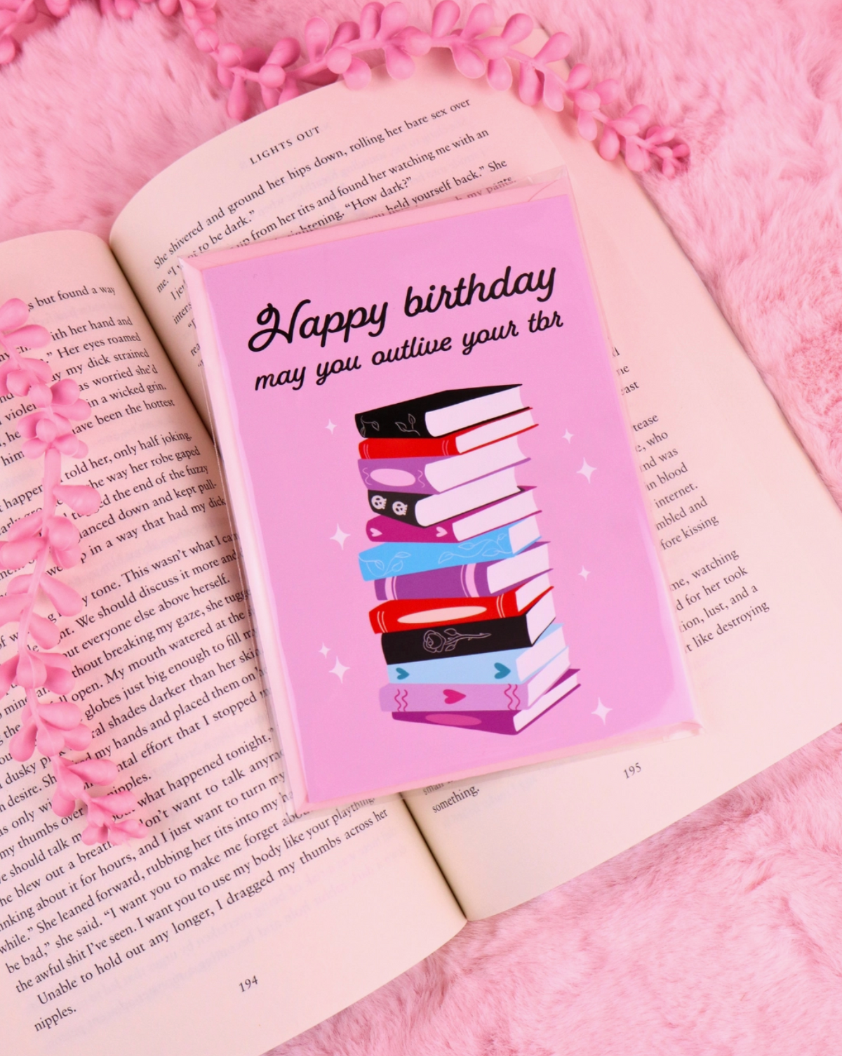 Vykort - May you outlive your TBR