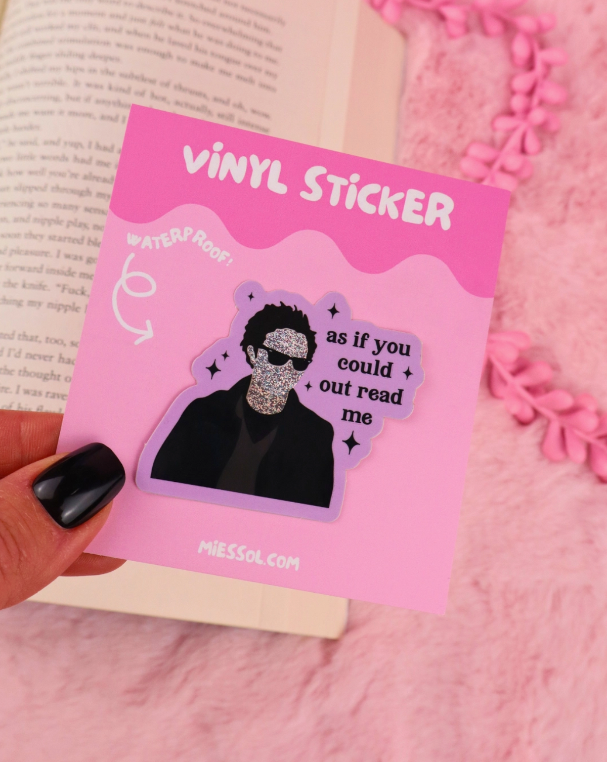 Vinyl sticker - As if you could out read me