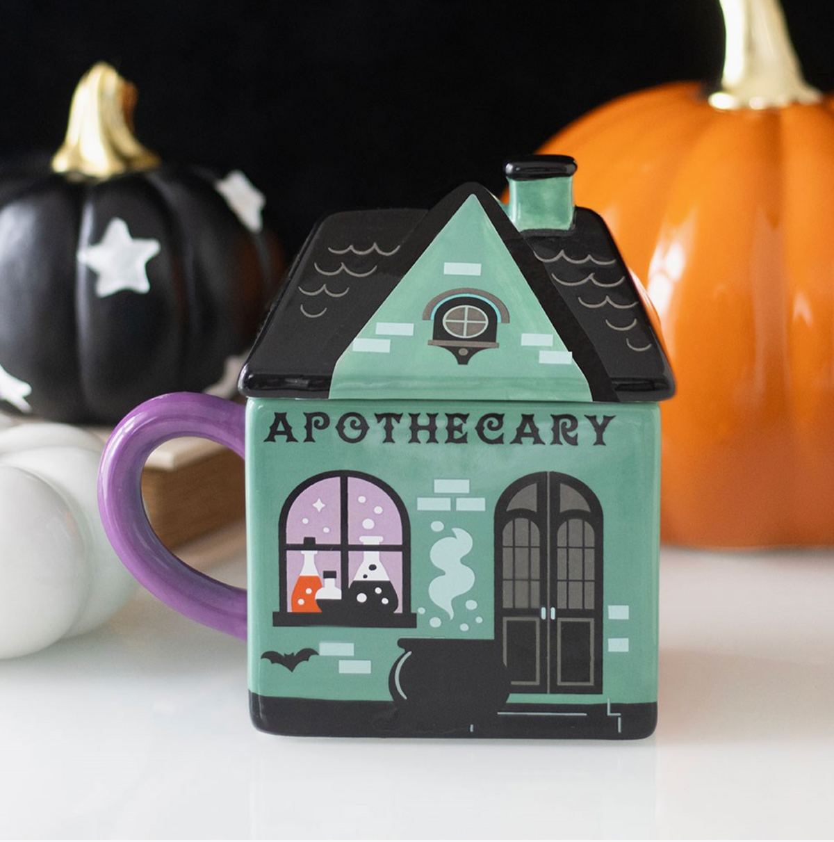 Mugg med lock - Apothecary Shop