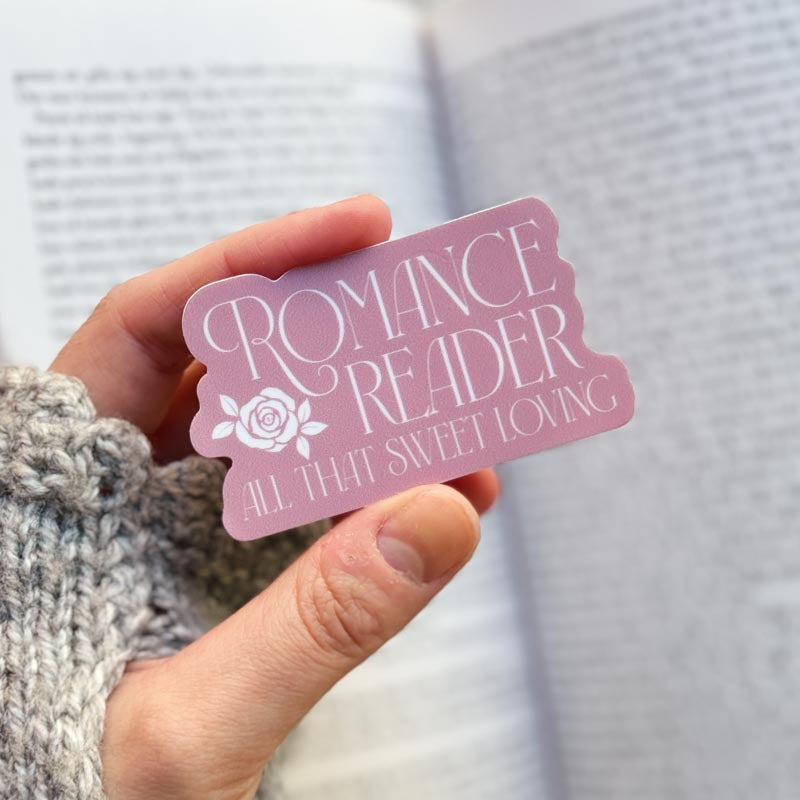 Vinyl sticker - Romance Reader | All that sweet lovin