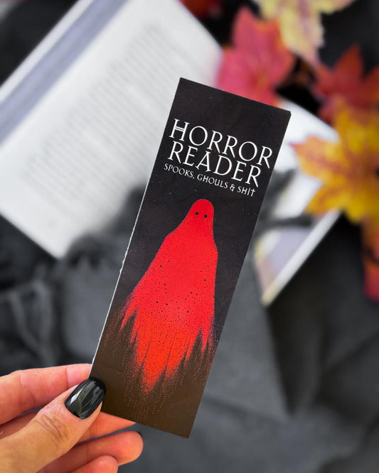 Pappersbokmärke - Horror reader